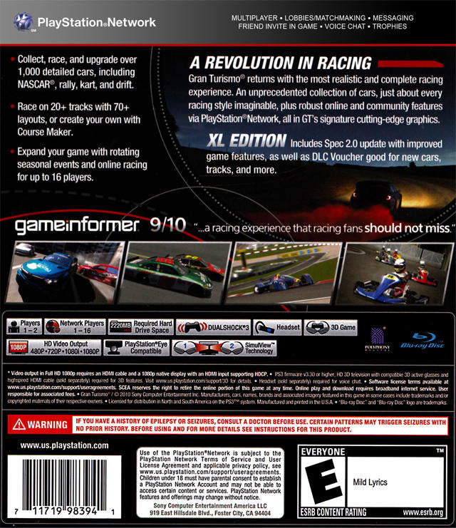 Gran Turismo 5 [XL Edition] 