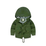 Children Cashmere Hoodie Windproof Winter jacket kids