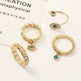 Personalized Punk Wind Demon Eye Diamond Drop Oil Ring for women - EX-STOCK CANADA