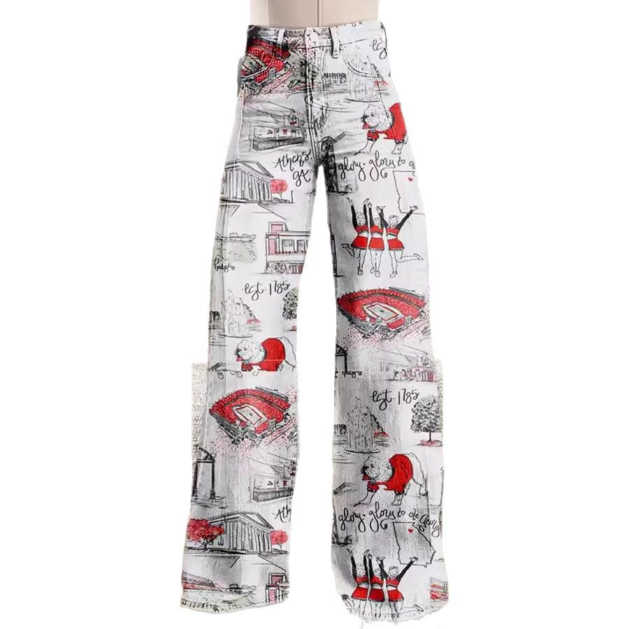 Women's Flared Thin Casual Pants 