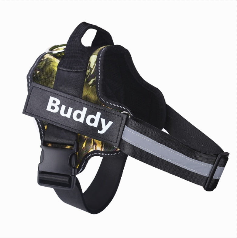 Personalized Dog Harness NO PULL Reflective Breathable Adjustable Pet Harness Vest For Small Large Dog Custom Patch Pet Supplies EX-STOCK Canada 