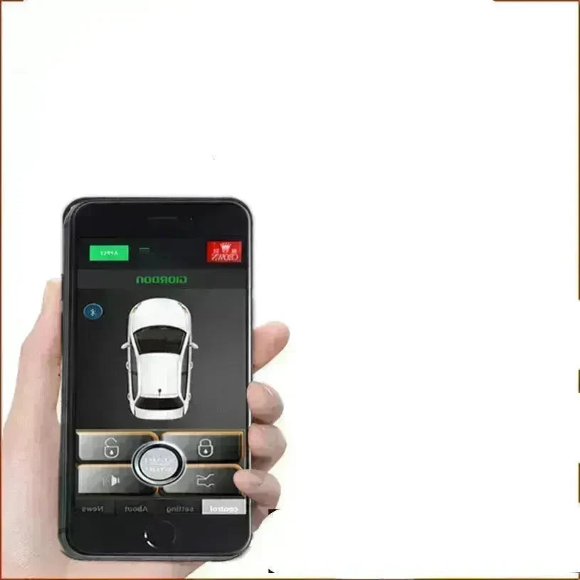 Car Intelligent Induction Keyless Entry GSM Mobile Phone Operated Car Remote Control Anti-theft Device EX-STOCK
