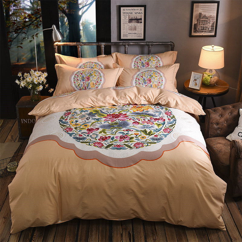 Cotton Sheet Quilt Cover Four Piece Set EX-STOCK Canada 