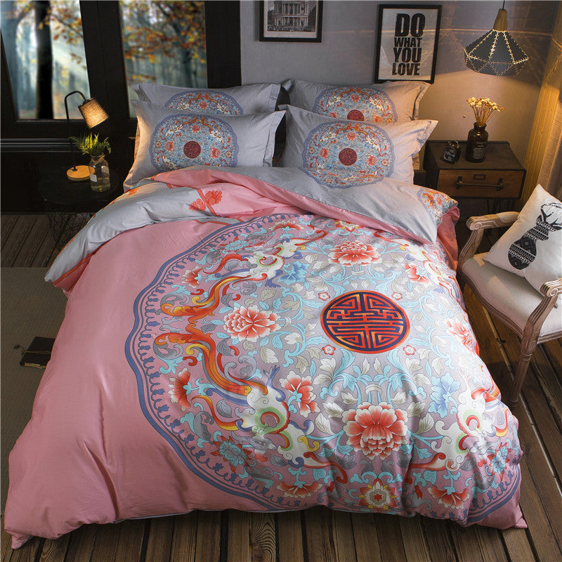 Cotton Sheet Quilt Cover Four Piece Set EX-STOCK Canada 