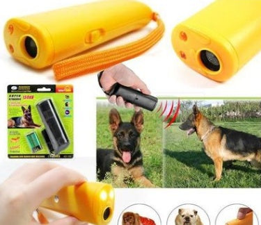3-in-1 Anti Barking Dog Training Device Ultrasonic Dog Training Repeller  LED Flashlight EX-STOCK Canada 
