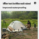 2-Person Folding Camping Tent – Rain-Resistant Hiking Tent | White or Warm Sand