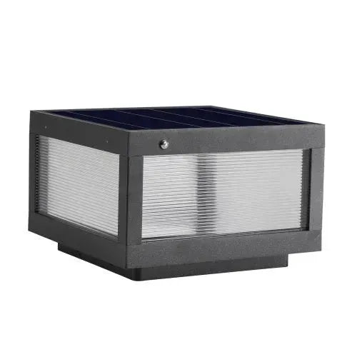 Solar Wall Light With Dimmable LEDs Landscape Pathway Light - EX-STOCK CANADA