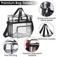 1Pc Clear Crossbody Bag Stadium Approved Clear Transparent Shoulder Bag See Through Zip Pouch Tote Bag Handbag With 11LBS Load EX-STOCK