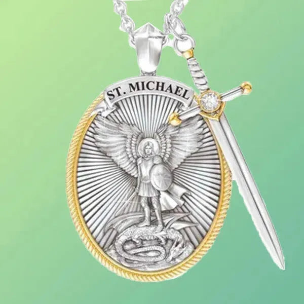 Protection Shield Western Mythology Faith Necklace - EX-STOCK CANADA