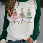 Christmas Tree 3D Digital Printing Women's Pullover Sweatshirt - EX-STOCK CANADA