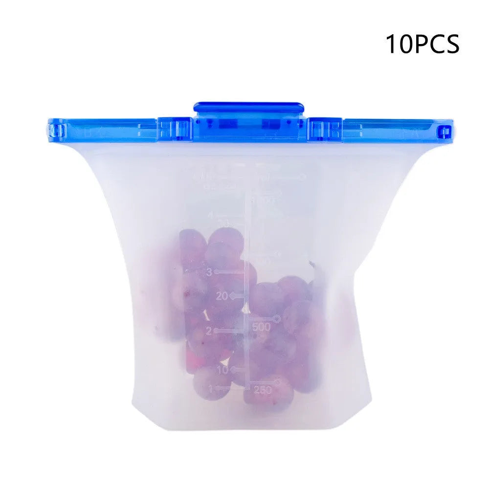 Kitchen Refrigerator Silicone Food Storage Bag - EX-STOCK CANADA