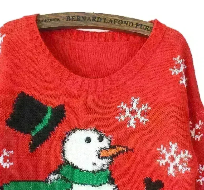 Little Snowman Christmas Sweater Snowflakes - EX-STOCK CANADA