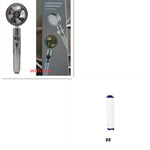 Shower Head Water Saving Flow 360 Degrees Rotating With Small Fan ABS Rain High Pressure Spray Nozzle Bathroom Accessories EX-STOCK Canada 