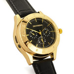 USB Charging Quartz leather Watch for Men