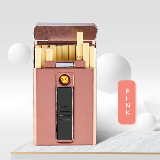 Ten conventional thin cigarette rechargeable cigarette case EX-STOCK Canada 