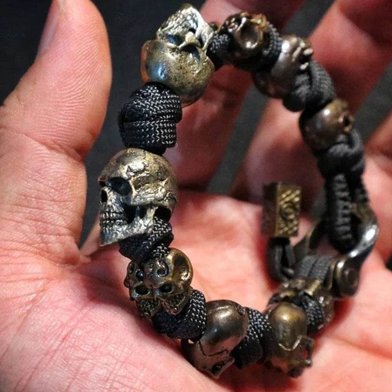Easter Halloween Parachute Cord Hand-woven Gothic Retro Bracelet - EX-STOCK Canada