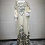 Muslim Robe Printed Dubai Women's Clothing Dress - EX-STOCK Canada