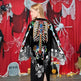 Halloween Skeleton Poncho, Lace Skeleton Halloween Costume Poncho Day Of The Dead Poncho For Women - EX-STOCK Canada