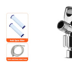 Shower Head Water Saving Flow 360 Degrees Rotating With Small Fan ABS Rain High Pressure Spray Nozzle Bathroom Accessories EX-STOCK Canada 