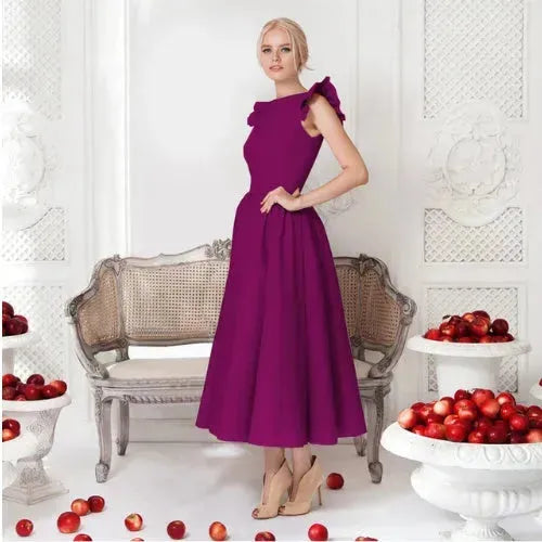 11 colors women's summer dress Vintage sleeveless elegant and Sexy dress, wedding party, dress Women dresses - EX-STOCK CANADA