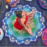 Tassel Fringe Beach Large Round Towel Fringe Beach Mat