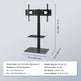 TV Stand Mount, Swivel Tall TV Stand For 32 To 65 Inch TVs, Height Adjustable Portable Floor TV Stand With Tempered Glass Base For Bedroom, Living Room EX-STOCK