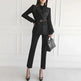 Formal Business Women Set New Striped Blazer Slim Pant suit 2pcs - EX-STOCK CANADA