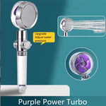 Shower Head Water Saving Flow 360 Degrees Rotating With Small Fan ABS Rain High Pressure Spray Nozzle Bathroom Accessories EX-STOCK Canada 