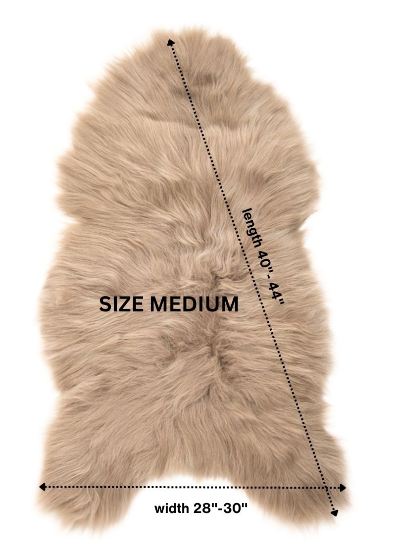Taupe Icelandic Sheepskin 