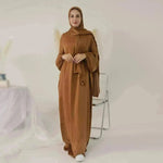 New ArabMiddle East Dubai Turkey Abaya dress Simple Plain Abaya 2025
