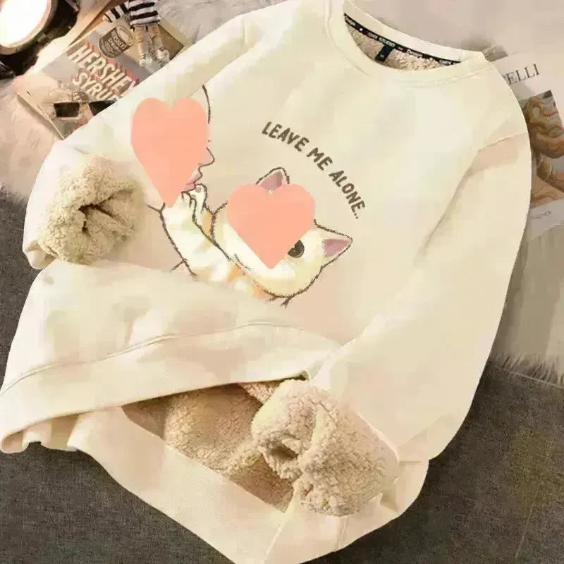 Autumn Winter Fleece-lined thick sweatshirt Pullover top for men - EX-STOCK CANADA