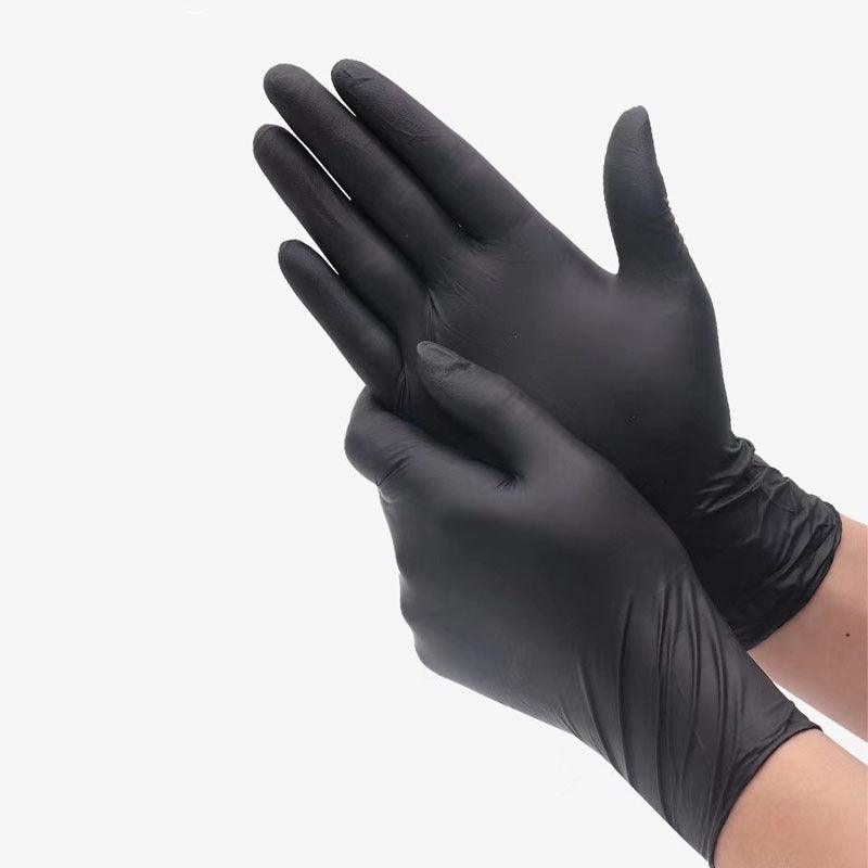 Gants jetables en nitrile épaissis de qualité alimentaire étanches 
