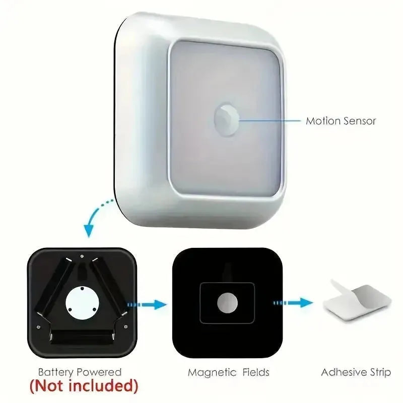 6 Pcs Induction Cabinet Night Light Motion Sensor - EX-STOCK CANADA