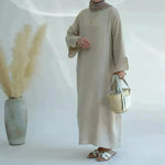 Plain Abaya Dress Eid Abaya 2025 Simple cotton abaya