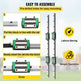 1Pcs RM1605-1000mm Ballscrew With BF12 BK12 Kit, Coupling, Slide Blocks Linear Guide Rail Set For DIY CNC Routers Lathes Mills EX-STOCK