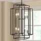 8 Lantern Tiered Chandeliers, Industrial Farmhouse Chandeliers - EX-STOCK CANADA