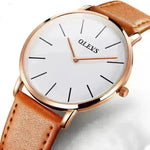 Reloj de cuarzo ultra delgado