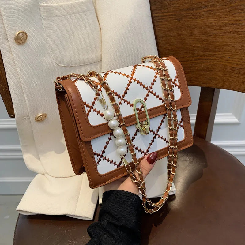 Women Shoulder Chain Mini Crossbody Square Bag - EX-STOCK CANADA