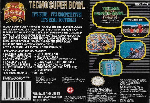 Tecmo Super Bowl 