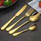 High-end tableware 24 piece set Cool Matching flatware - EX-STOCK CANADA