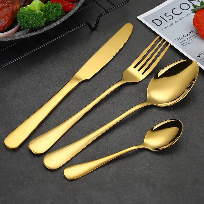 High-end tableware 24 piece set Cool Matching flatware - EX-STOCK CANADA