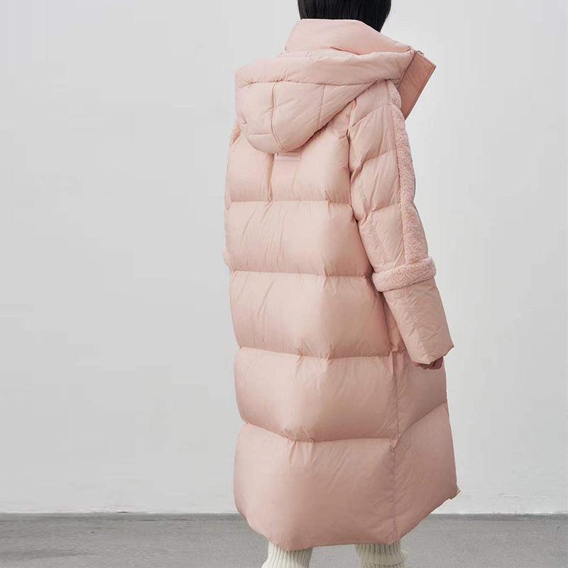 Down Jacket Winter Women's Mid-length Thick Coat - EX-STOCK Canada