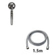 Propeller Driven Shower Head With Stop Button And Cotton Filter Turbocharged High Pressure Handheld Shower Nozzle - EX-STOCK CANADA