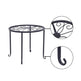 Metal Plant Stand 4 In 1 Potted Irons Planter Supports Floor Flower Pot Round Rack Display EX-STOCK