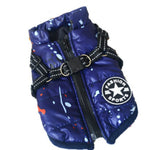 Dog Clothes Chest Back Integrated Cotton Vest Pet Cotton Clothes Winter Clothes EX-STOCK Canada 