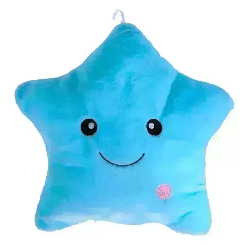 Unique Luminous Pillow Vivid Star Design LED Light Colorful Cushion Stars Plush Pillow Toys Gift For Kids Children Girl - EX-STOCK CANADA