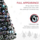 4ft Pre-Lit LED Optical Fiber Christmas Tree Artificial Seasonal Decor EX-STOCK Canada 