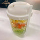 Breakfast Oatmeal Cereal Nut Yogurt Salad Cup Container Set With Fork Sauce Cup Lid Bento Food Taper Bowl Lunch Box EX-STOCK