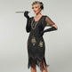 Handmade Embroidery Beads Sequin Tassel Fringed Dress - EX-STOCK Canada