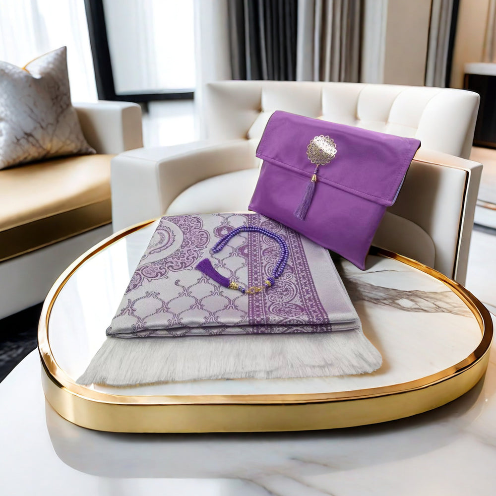 Tapis de prière Perles Ensemble Main Cadeau Sac de rangement Sac à main Cadeau Sac de voyage Tapis de prière musulman - EX-STOCK Canada